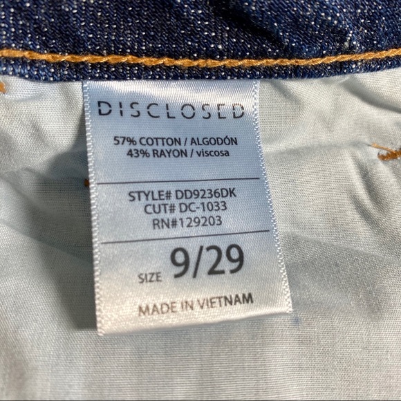 Disclosed High-Rise Wide Leg Crop Raw Hem Jeans - Picture 8 of 8